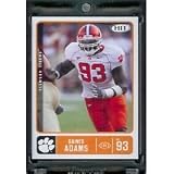 2007 SAGE HIT Gaines Adams #60 Clemson Tigers Rookie Football Card - Shipped In Protective Display Case!