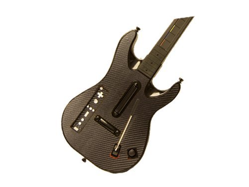 Guitar Hero 5 (GH5) World Tour for Nintendo Wii Skin - NEW - CARBON FIBER system skins faceplate decal mod