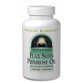 Source Naturals Flax Seed-Primrose Oil, ALA and GLA Complex, 1300 mg, Softgels, 180 softgels by Source Naturals