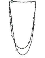 Dana Kellin "indigo Mix" Long Beaded Layering Necklace
