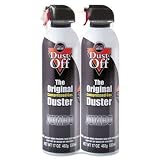 Falcon Compressed Gas (152a) Jumbo Disposable Cleaning Duster 2 Count, 17oz. Can (DPSJMB2)