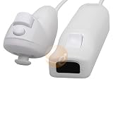 White Remote Controller+Nunchuck Skin for Nintendo Wii