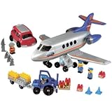 Eigenschaften Eccoiffier 3153 / Ecoiffier 3153 - Fracht Flugzeug Spielset mit Gabelstapler, Auto und viel Zubehör