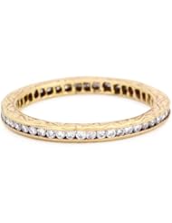 Sethi Couture "Simple Elegance" Pink Diamond Channel Set Band , Size 7
