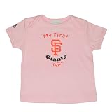 Majestic Infant Baby MLB San Francisco Giants My First Tee T-Shirt - Pink (Size: 3/6M)