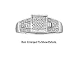 Stunning Micro Pave 10k. White Gold Diamond Bridal Ring