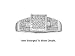 Stunning Micro Pave 10k. White Gold Diamond Bridal Ring