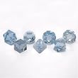GameScience: Polyhedral 7-Die Set - Translucent / Gem Un-Inked Precision Edge Dice - Blue Moonstone (Ice)