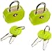 Lewis N. Clark Travel Sentry TSA Lock + Mini Padlock for Luggage Suitcase, Carry On, BackPack, Laptop Bag or Purse - Perfect for Airport, Hotel, And Gym (Includes 4 keys) - 2-Pack, Yellow