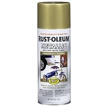 Rust-Oleum 7270830 Metallic Spray, Gold Rush, 11-Ounce