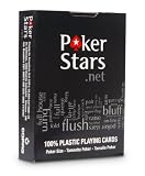 Copag PokerStars Poker Size Jumbo Index Plastic Playing Cards (Black)