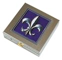 Fleur de Lis Pill Box Large