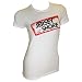 Jersey Shore Stamped Logo Juniors' Tee, White