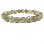 Prehnite Bracelet 01 Stretch 8mm Round Green Beaded Crystal Healing Gemstone