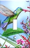 Green Hummingbird Switch Plate
