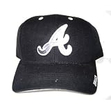 New MLB Atlanta Braves Puma Baseball Hat Cap - Black by PUMA
