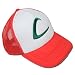 Pokémon Mütze von ASH KETCHUM ! Cap Kappe Cappy Hat Pikachu Gameboy weiß rot gba thematys