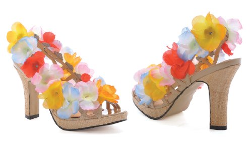 402-LUAU 4 Heel Sandal With Flower