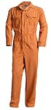 Tecgen Select FR Orange 5.5 oz. Deluxe Coverall Flame Resistant