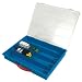 Romanoff Toy Train Case, Blue Base with Clear Lid