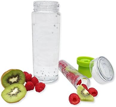 Fruit Infuser Water Bottle - Enjoy Naturally Flavored Water - (Green)