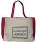 I'm not a plastic surgeon but I play one on TV Large BELLA TOTEBAG FUCHSIA