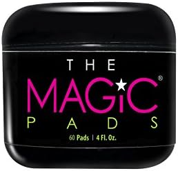 The Magic Pads - Glycolic Acid Pads with USDA Certified Organic Extracts, 60 Count
