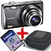 Fuji F70 Digital Camera Black +Case +4GB Bundle (Fujifilm Finepix F70exr 10MP, 10xOptical Zoom, 2.7