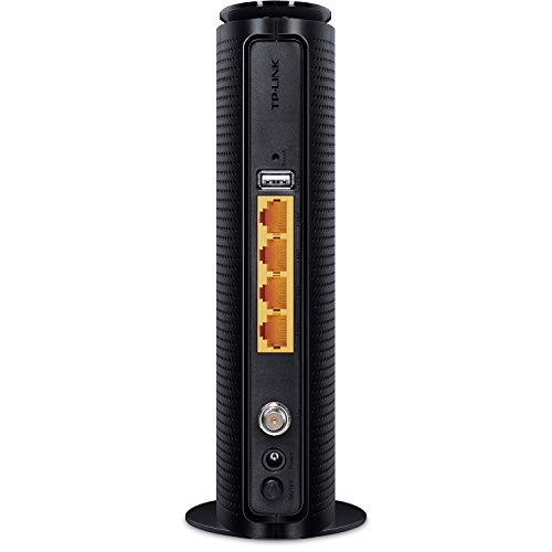TP-LINK N300 DOCSIS 3.0 (8x4) Wireless Wi-Fi Cable Modem Router, Certified for Comcast, Time Warner Cable, and Cablevision (TC-W7960)