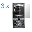 Durable Clear Reusable LCD Screen Protector - 3 Pack for AT&T Samsung i907 Epix Cell Phone