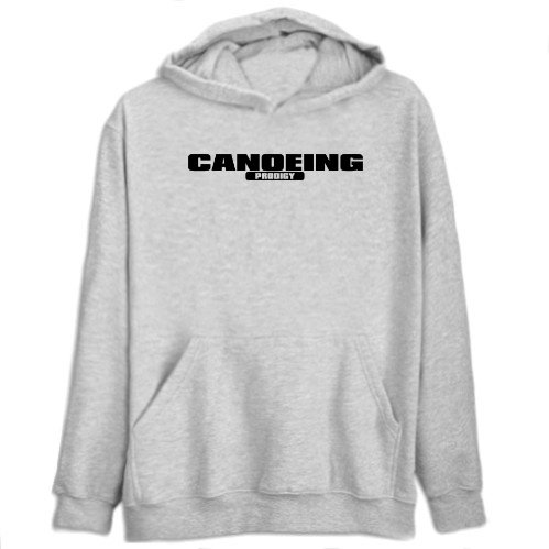 PRODIGY Canoeing Sports Mens Hoodie (Heather Gray, Sizes X-Small – XXX-Large)