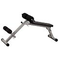 Best Fitness Abs Board and Hyperextension Bench - Black/ Light Gold (BHYP10)