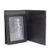 Kenneth Cole L Shape Trifold Wallet Black or Brown. Secure Inside Fold Genuine Leather with Gift Box (Black)