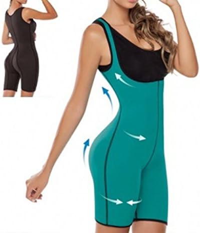 Womens Body Sauna Suit Hot Neoprene Thermo Full Body Shaper Weight Loss Workout