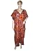 Beach Wear Womens Red Orange New Lightweight Sheer Cotton Cover Up Kaftan Dress Caftan