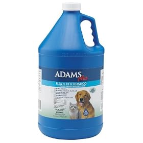 Adams Plus Flea and Tick Shampoo with IGR for Cats and Dogs, Gallon by 