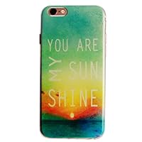 Let it be Free Colorful Square Rhombus Clear Edge TPU Soft Case Rubber Silicone Skin Cover for iphone 6/iphone 6S 4.7 Inch (Not for iphone6 Plus) (mysun-26) by Let it be Free