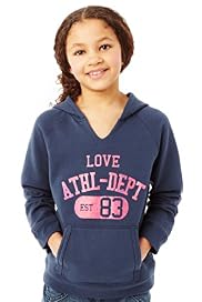 Hooded Long Raglan Sleeve Sweat Top