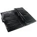 Soft Leather Hold Everything Organizer Wallet Black