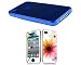 Bundle Monster TPU Clear Case Cover + Skin Art Decal Sticker + Screen Guard Protector Accessories Combo - Fit Apple Iphone 4 G / 4G / 4th Generation