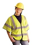 Surveyor's Vest Economy Mesh hi-viz Yellow- 2X to 3X