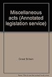 Miscellaneous acts