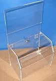 Amazon (2 pack) Ballot Box Large Slopie Locking W/sign Holder