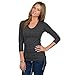 Fashion Corner Women's Layering Three Quarter Sleeve Tee