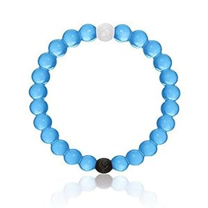 Classic Silicone Beaded Bracelet Expedited Shipping (XL, Blue)