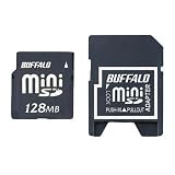 バッファロー miniSDカード 変換アダプタ付属 128MB RSDM-E128M