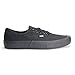 Vans Unisex Authentic Black/Black Canvas VN000EE3BKA Skate Shoe