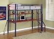 Spider Web Twin Size Student Loft Bunk Bed By Powell Furniture