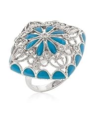 Blue French Victorian Ring