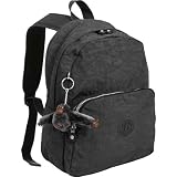 Kipling Beat Small Backpack with Padded Shoulder Straps (Black)